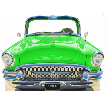 Classic Candy Green Car Coupe 1955 Stand in -$49.99