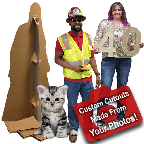 Lifesize Cut Outs, Custom Cutout Signs, Standee Displays