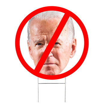 3FT Anti Joe Biden Outdoor Big Head Yard Sign -$30.00