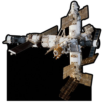 Mir Russian Space Station Cardboard Cutout -$0.00