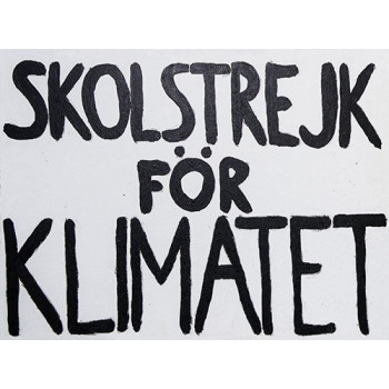 Skolstrejk for Klimatet Sign