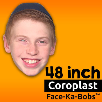 2 Pieces 48" Custom Coroplast Face-Ka-Bobs Cutouts -$134.00