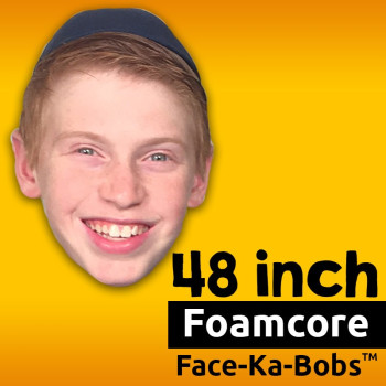 2 Pieces 48" Custom Foamcore Face-Ka-Bobs Cutouts -$124.00