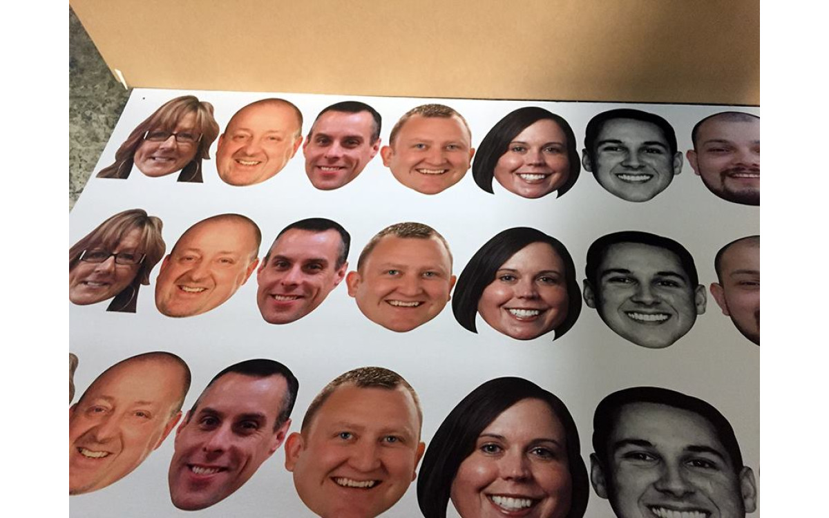 Head cutouts for every event