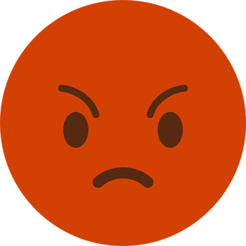Angry Face Emoji -$0.00