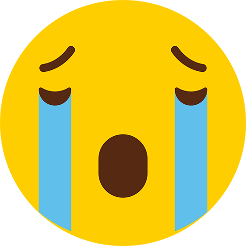 Life Size Crying Emoji Cardboard Cutout $49.95