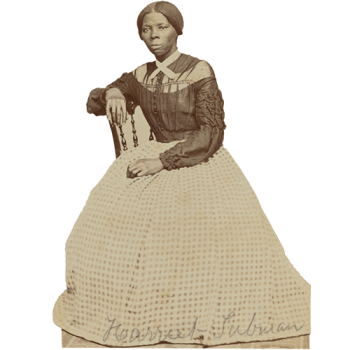 Harriet Tubman dress CardBoard Cutout -$0.00