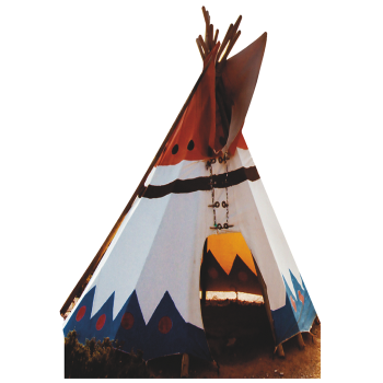 Native American Indian TeePee Tipi Tepee Hut -$44.99