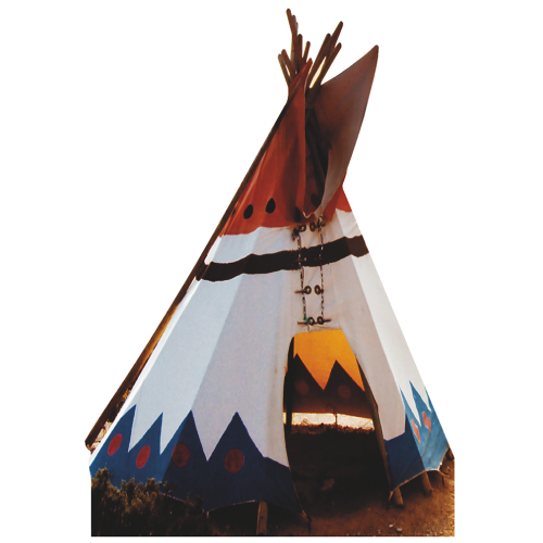Native American Indian TeePee Tipi Tepee Hut Cardboard Cutout Standee |  Starting at $44.99