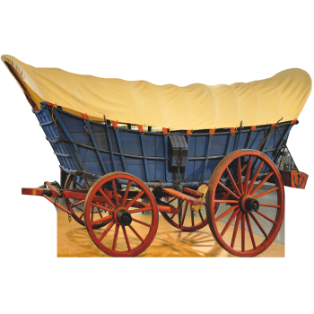 Pioneer Conestoga Wagon Cart Oregon Cardboard Cutout Standee -$49.99