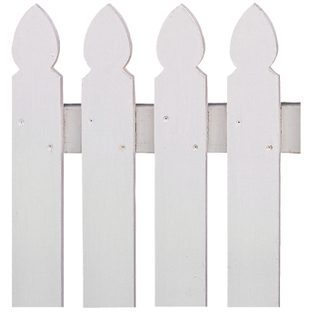 White Picket Fence Large 45x46 inches -$44.99