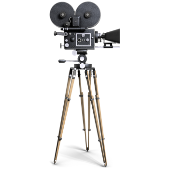 Old Fashioned Hollywood Movie Camera Movie Set Prop - $38.99