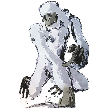 Yeti Abominable Snowman Running - $49.99