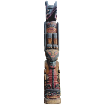 Kwakiutl Totem Pole Indian Native American -$44.99