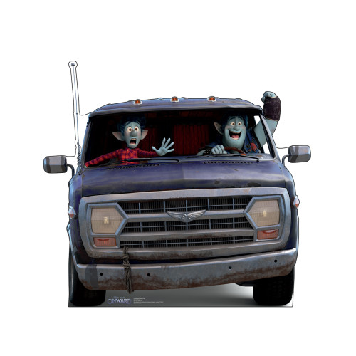 Ian and Barley in Van (Onward Disney/Pixar)