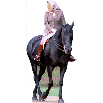 Queen Elizabeth II on Horse -$0.00