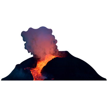 Kalauea Volcano with lava -$0.00