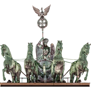 Quadriga Chariot Victoria Statue Brandenburg Gate Berlin Germany -$0.00