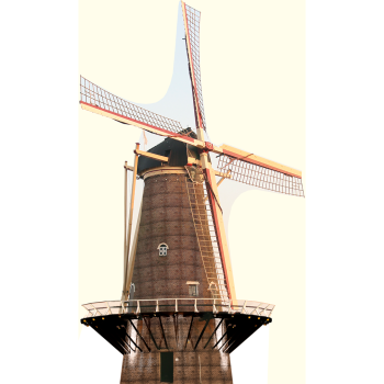 Netherlands Dutch Windmill Flour Mill Windlust Achthuizen South Holland - $0.00