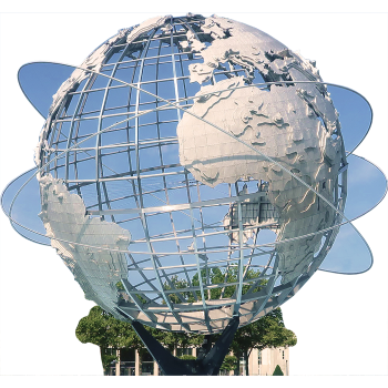 New York City Unisphere Space Age Earth Structure -$0.00