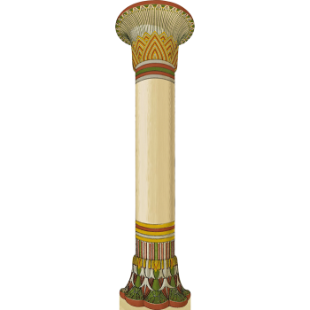 90in Column Ancient Egyptian Pillar Prop Decoration