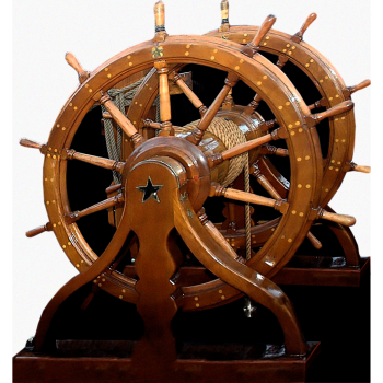 Lifesized Ship's Wheel Helm Captain Prop
