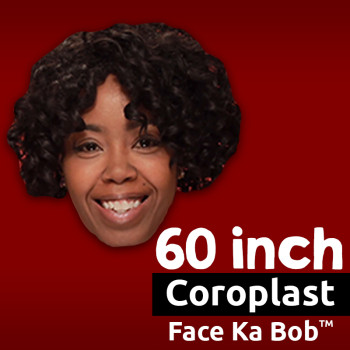 60" Custom Coroplast Big Head Cutouts