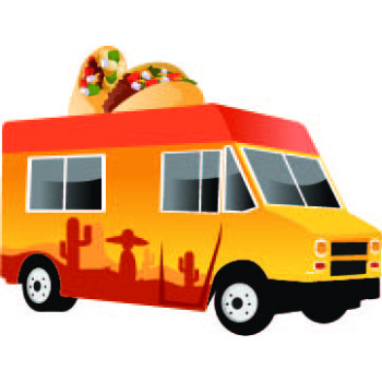 Taco Food Truck Cardboard Cutout -$39.95