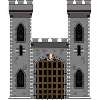 Medieval Style Castle Cardboard Cutout