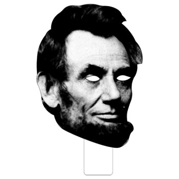 FKB25016 Abraham Lincoln Cardboard Mask -$0.00