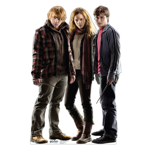 Harry, Hermione, and Ron Harry Potter 7 Cardboard Cutout