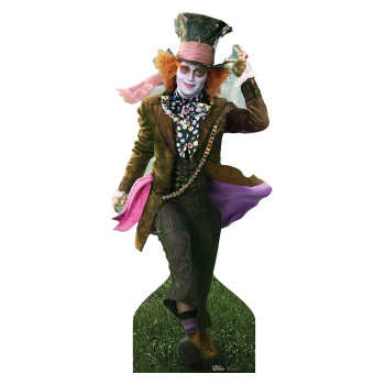 Mad Hatter Johnny Depp Alice in Wonderland Cardboard Cutout -$49.95