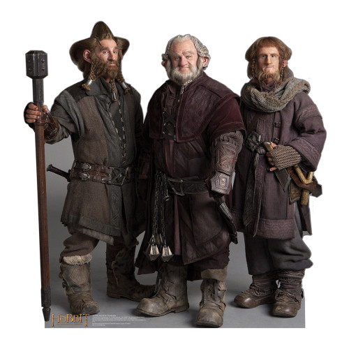 Nori Dori Ori The Dwarfs The Hobbit Cardboard Cutout