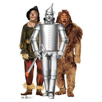 Tinman, Lion and Scarecrow Wizard of Oz 75th Anniversary Cardboard Cutout - $44.95