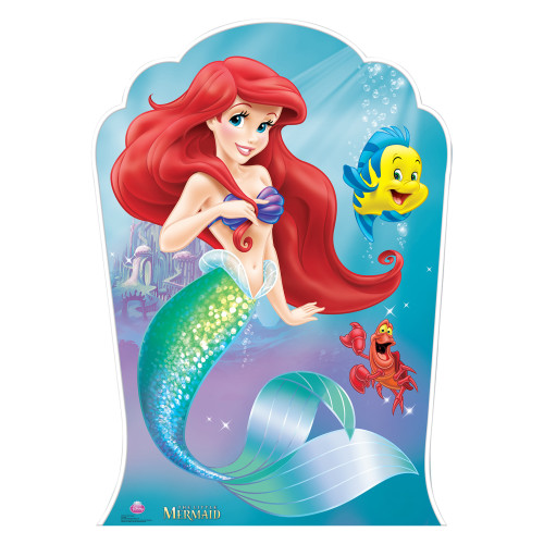 Ariel and Friends The Little Mermaid Cardboard Cutout