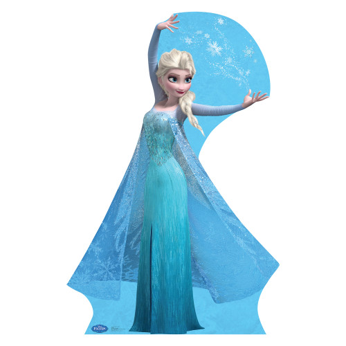 Elsa 2 Snow Flakes Disney s Frozen Cardboard Cutout