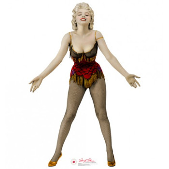 Marilyn Monroe Saloon Singer Cardboard Cutout -$64.95