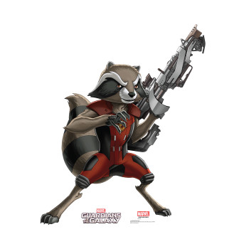 Rocket Raccoon (Animated Guardians of the Galaxy) Cardboard Cutout -$49.95