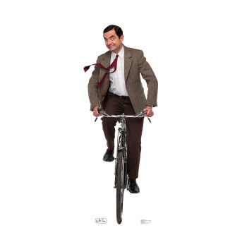 Mr. Bean Bike Ride Cardboard Cutout