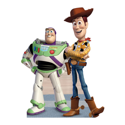 Buzz and Woody A Toy Story Cardboard Cutout