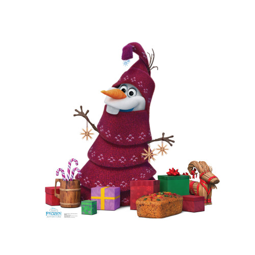 Olaf Knitted Tree Disneys Olafs Frozen Adventure Cardboard Cutout