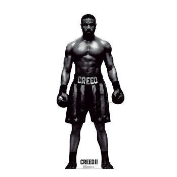Adonis Creed Black and White Creed 2 Cardboard Cutout
