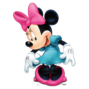 Minnie Mouse Blue Dress Cardboard Cutout - $44.95