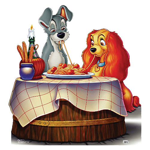 Lady and the Tramp Cardboard Cutout