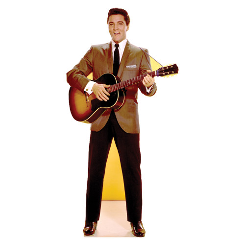 Elvis Guitar - TALKING Cardboard Cutout