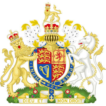 Royal Family Coat of Arms Cardboard Cutout