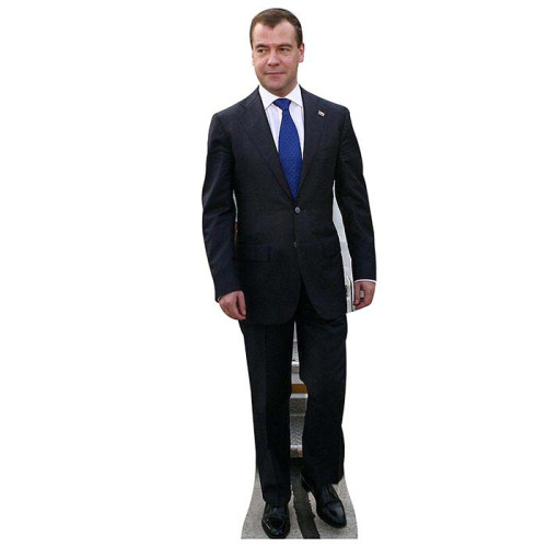 Dmitry Medvedev Cardboard Cutout