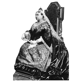 Queen Victoria Chair Cardboard Cutout - $0.00