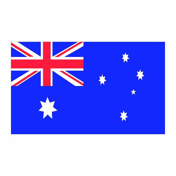 Australia Flag Cardboard Cutout -$0.00