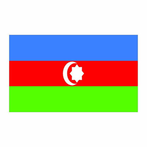 Azerbaijan Flag Cardboard Cutout